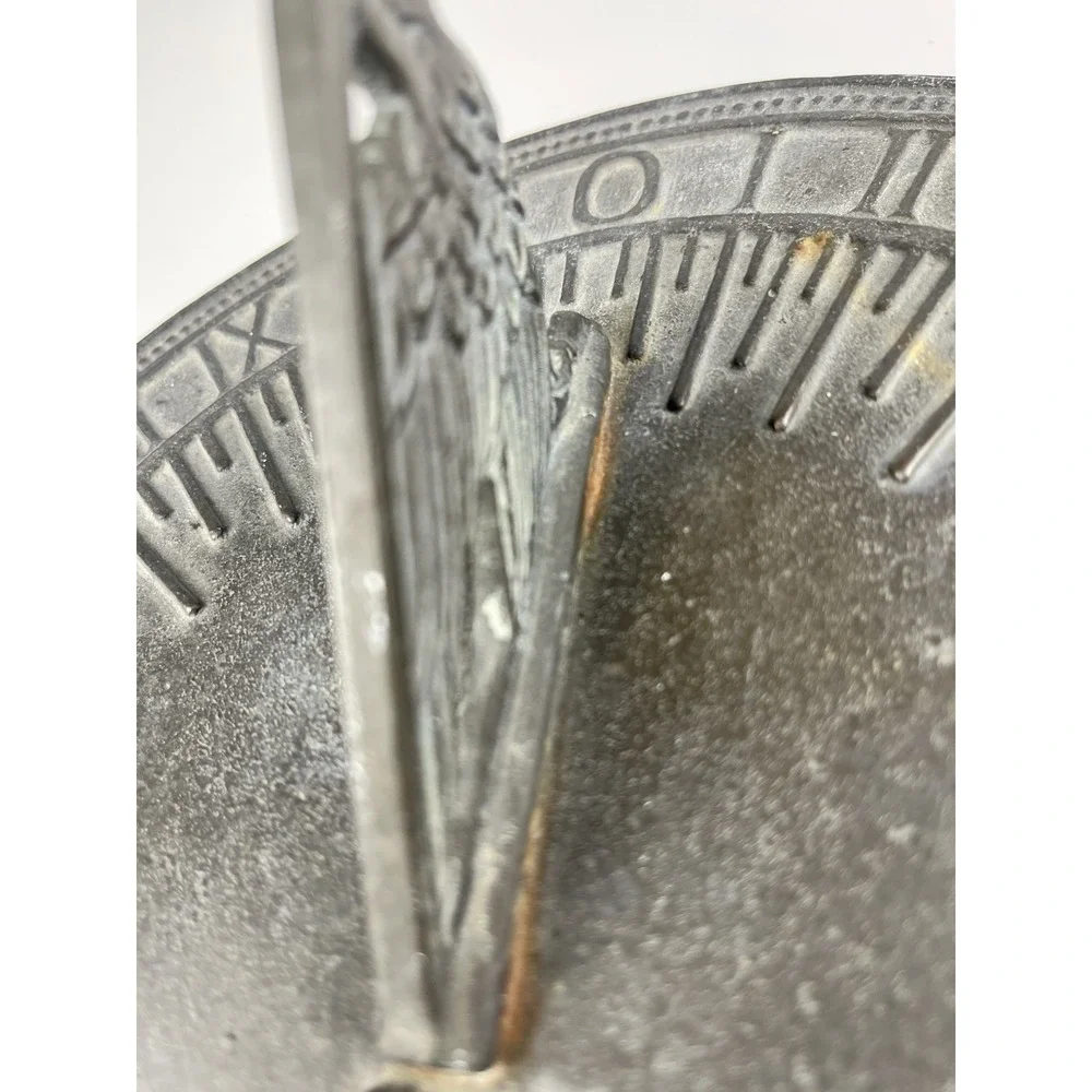 VTG Father Time Sundial Bird Grow Old Along With Me The Best Is Yet To Be 9 7/8